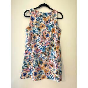 RipSkirt Hawaii Women's XS Fleur Sleeveless Watercolor Floral Sun Dress Short